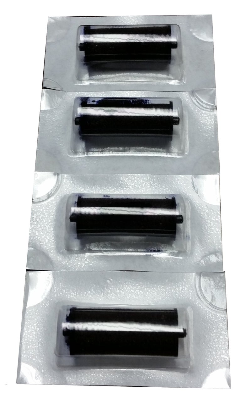 Meto 2200 Black Ink Rollers ماتو 2200 أسطوانات حبر سوداء 4/عبوة - Image 1